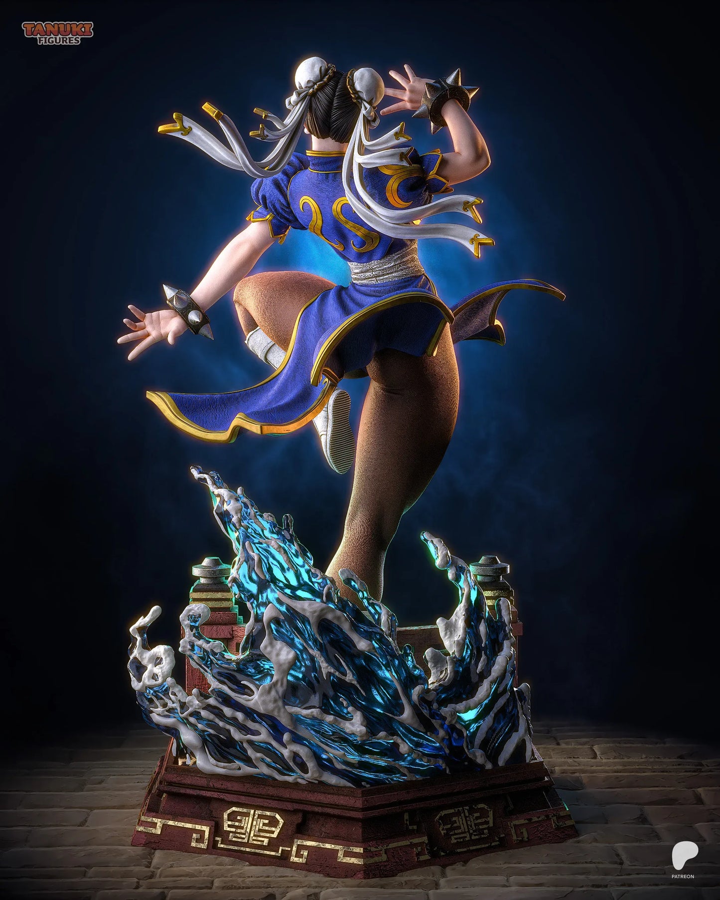 Lightning Kick Master Fanart Statue | Resin Handcrafted Art
