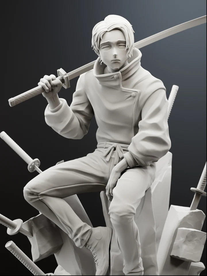 Rika’s Bond Fighter – Fanart | Anime Figure | Resin Handcrafted Art