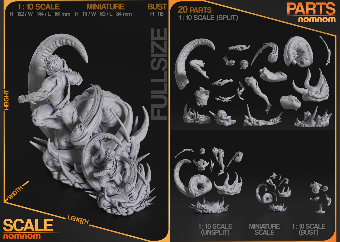 Magical Mysterious Character Fanart Figure | Handcrafted Resin Collectible
