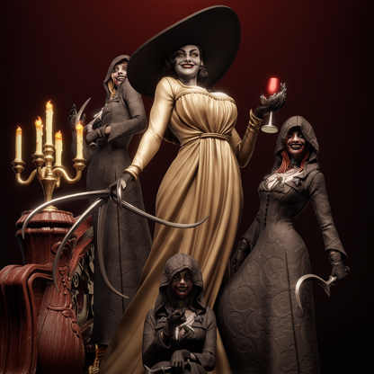 Castle Dimitrescu Matriarch | Figure | Handmade Horror