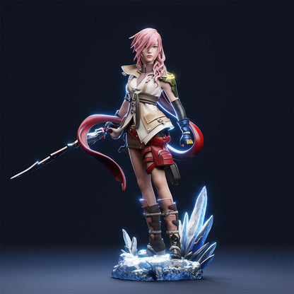 L’Cie Warrior  Resin Figure | JRPG Fanart Collectible