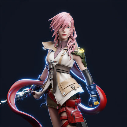 L’Cie Warrior  Resin Figure | JRPG Fanart Collectible