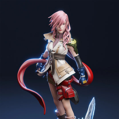 L’Cie Warrior  Resin Figure | JRPG Fanart Collectible