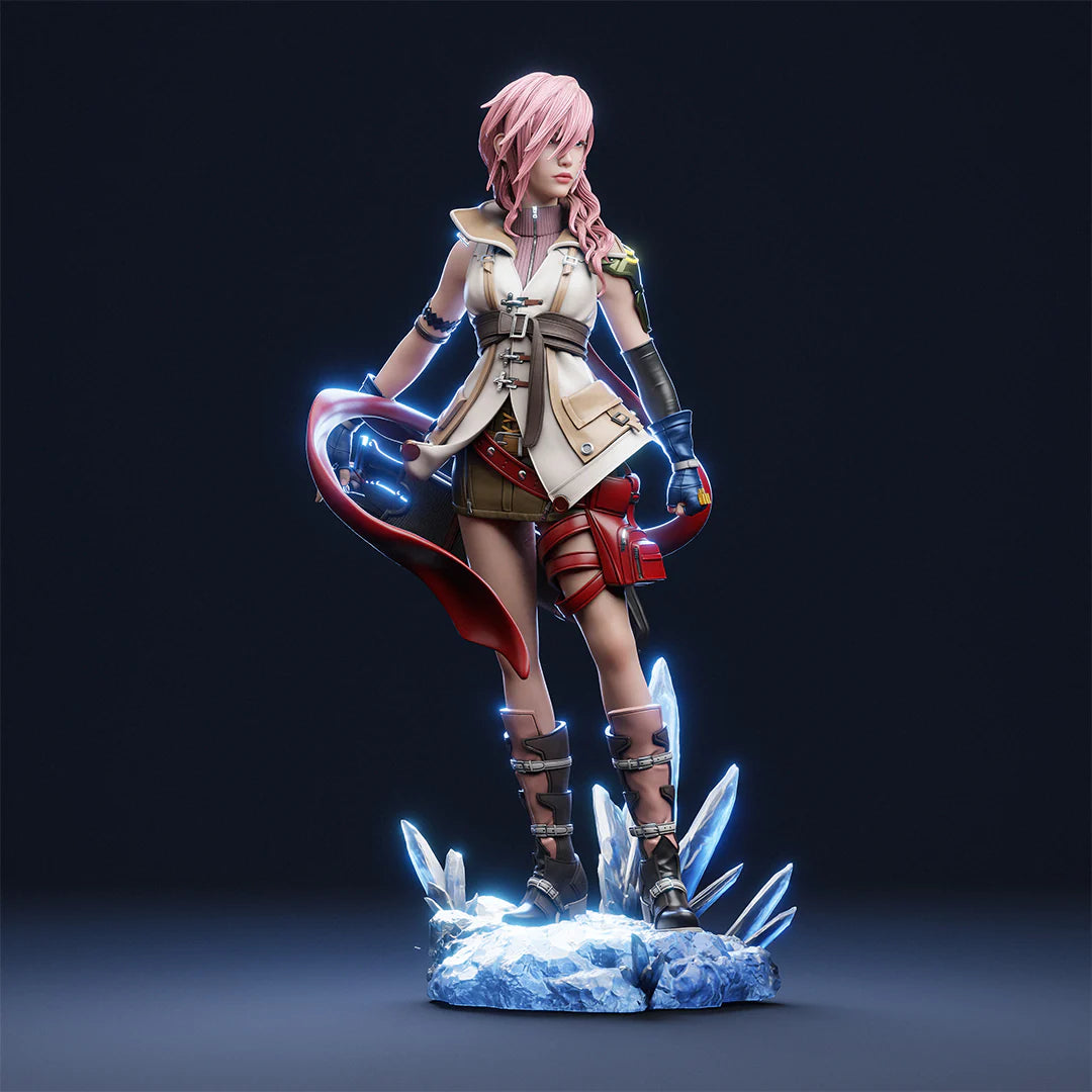 L’Cie Warrior  Resin Figure | JRPG Fanart Collectible