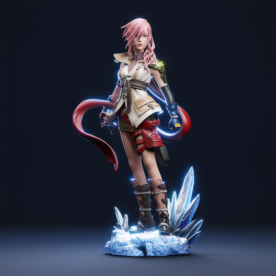 L’Cie Warrior  Resin Figure | JRPG Fanart Collectible
