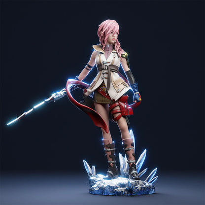 L’Cie Warrior  Resin Figure | JRPG Fanart Collectible