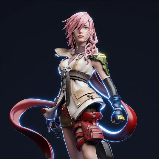 L’Cie Warrior  Resin Figure | JRPG Fanart Collectible