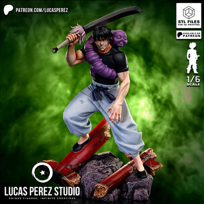 Brutal Mercenary – Fanart | Anime Figure | Resin Handcrafted Art