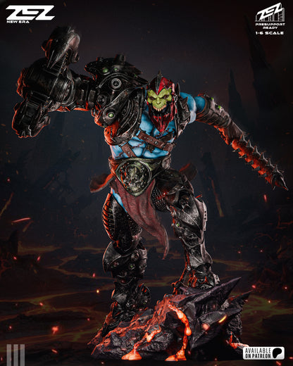 Cyber Jaw Warlord Figure – Collectible Fantasy Statue – Fanart
