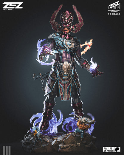 Cosmic Planet Devourer Figure – Collectible Sci-Fi Statue – Fanart