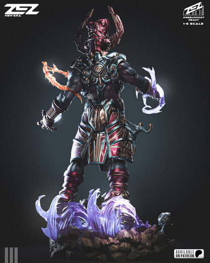 Cosmic Planet Devourer Figure – Collectible Sci-Fi Statue – Fanart