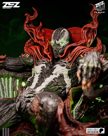 Hellbound Dark Warrior Figure – Collectible Fantasy Statue – Fanart
