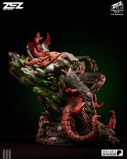 Hellbound Dark Warrior Figure – Collectible Fantasy Statue – Fanart