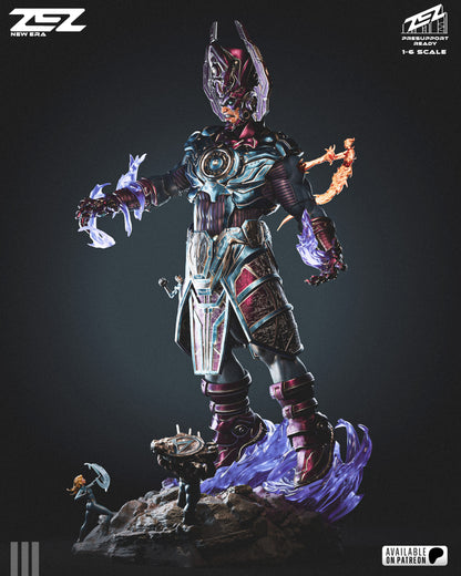 Cosmic Planet Devourer Figure – Collectible Sci-Fi Statue – Fanart
