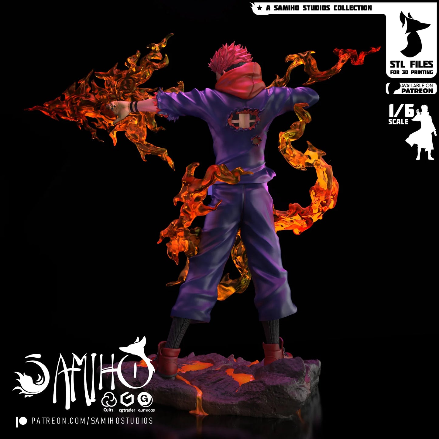 King of Curses – Fanart |  Resin Figure | Handcrafted Collectible