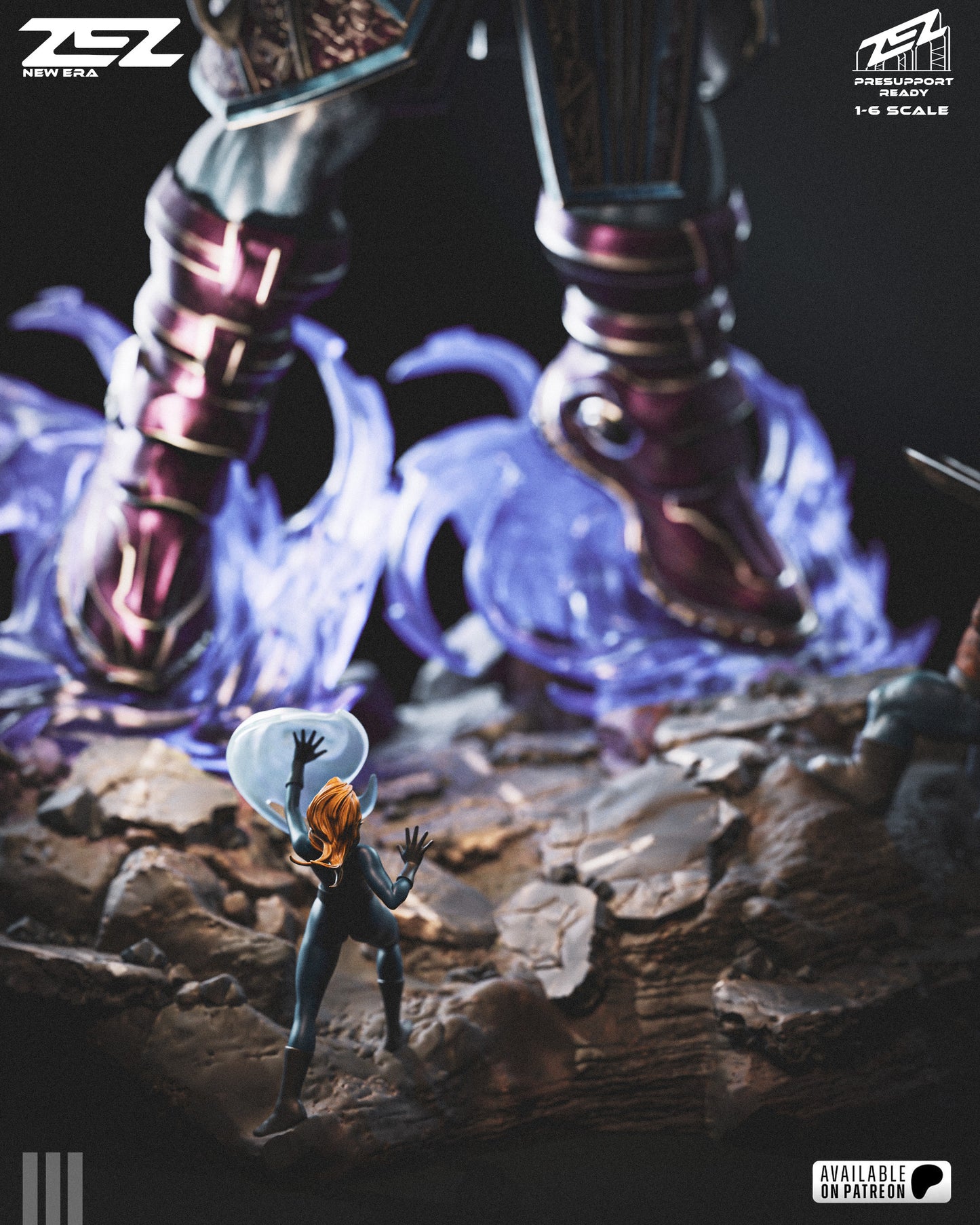 Cosmic Planet Devourer Figure – Collectible Sci-Fi Statue – Fanart