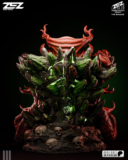 Hellbound Dark Warrior Figure – Collectible Fantasy Statue – Fanart