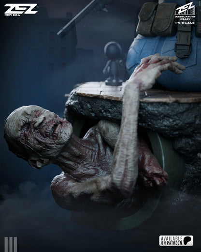 Jill Zombie Hunter | RPG Resin Statue | Fan Art Collectible