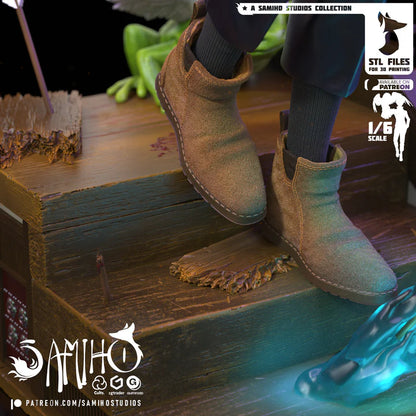 Cursed Shikigami Master – Fanart | Anime Resin Statue | Handmade Collectible