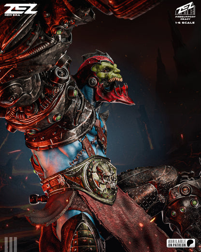 Cyber Jaw Warlord Figure – Collectible Fantasy Statue – Fanart