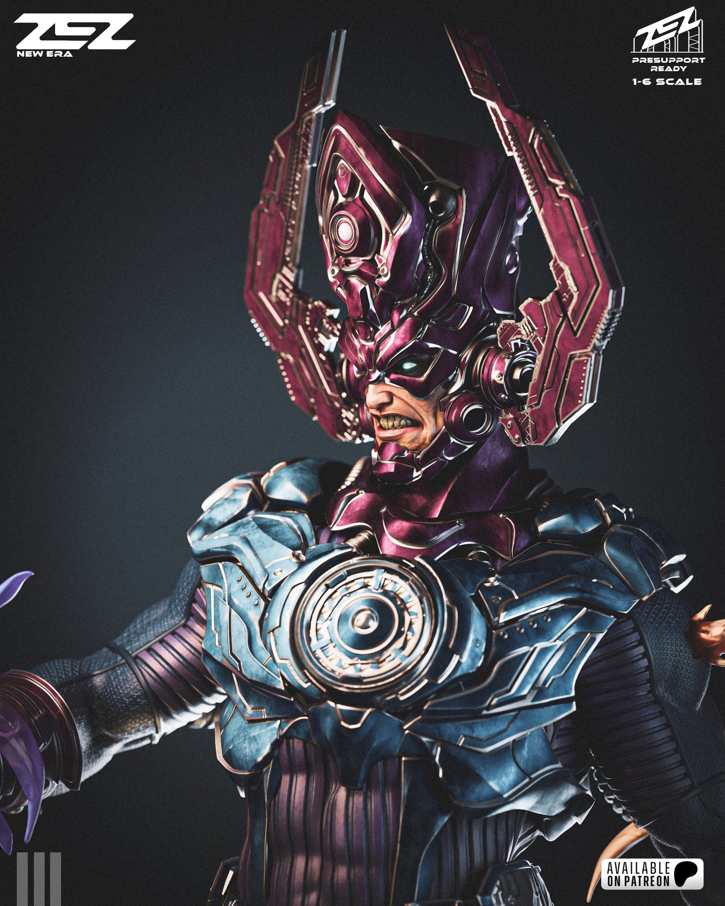 Cosmic Planet Devourer Figure – Collectible Sci-Fi Statue – Fanart