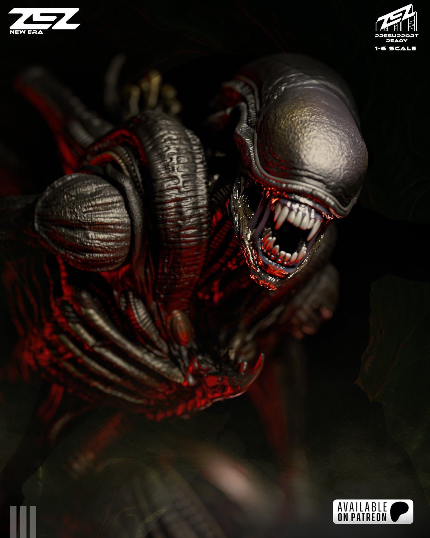 Cosmic Horror Alien Monster Figure – Collectible Sci-Fi Decor – Fanart