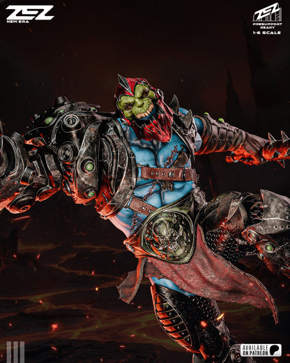 Cyber Jaw Warlord Figure – Collectible Fantasy Statue – Fanart