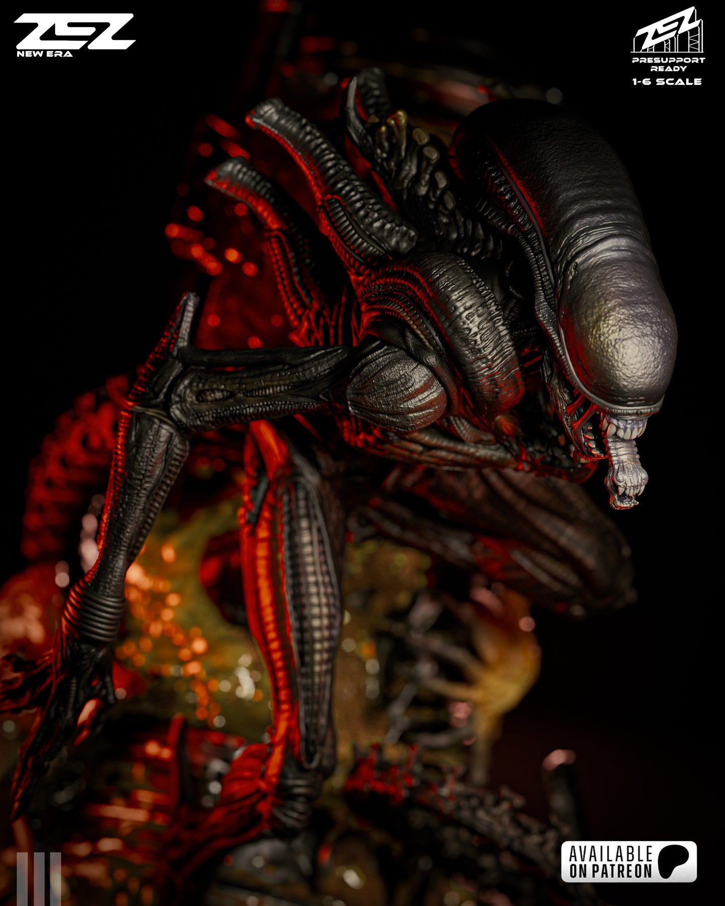 Cosmic Horror Alien Monster Figure – Collectible Sci-Fi Decor – Fanart