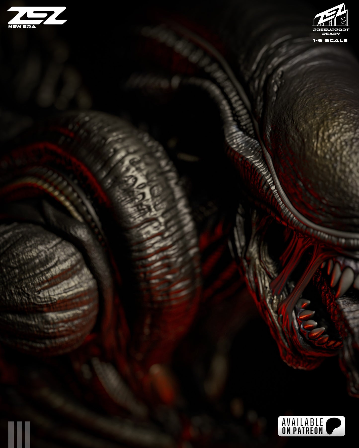 Cosmic Horror Alien Monster Figure – Collectible Sci-Fi Decor – Fanart