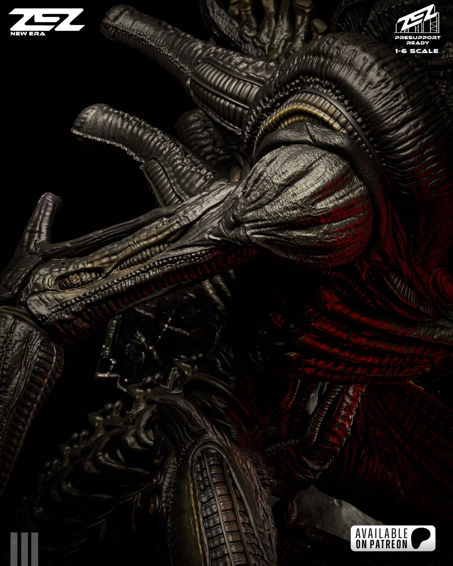 Cosmic Horror Alien Monster Figure – Collectible Sci-Fi Decor – Fanart