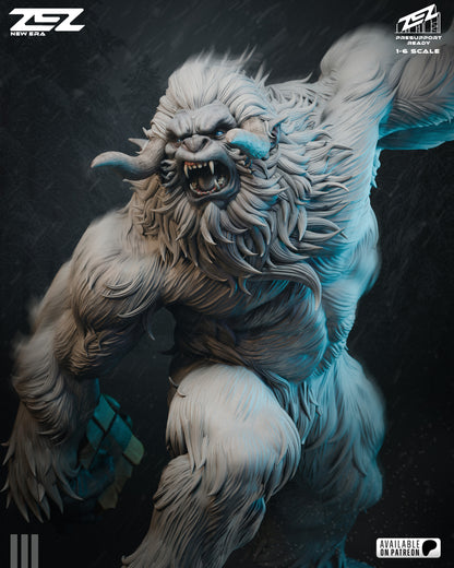 Frozen Mountain Beast Figure – Collectible Fantasy Statue – Fanart