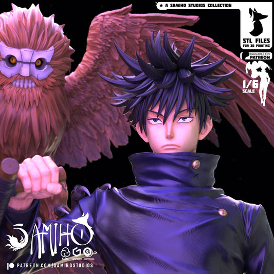 Cursed Shikigami Master – Fanart | Anime Resin Statue | Handmade Collectible