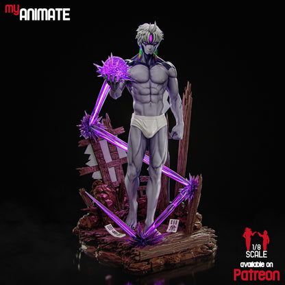 Energetic Spirit User – Fanart | Resin Figure | Handcrafted Collectible