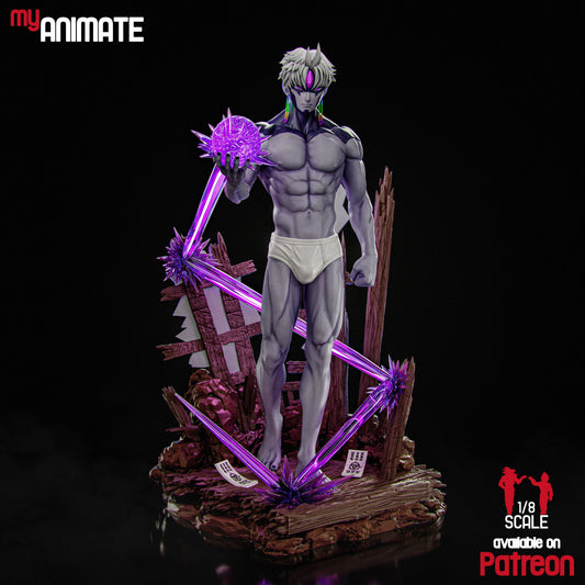Energetic Spirit User – Fanart | Resin Figure | Handcrafted Collectible
