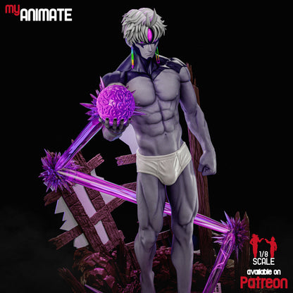 Energetic Spirit User – Fanart | Resin Figure | Handcrafted Collectible