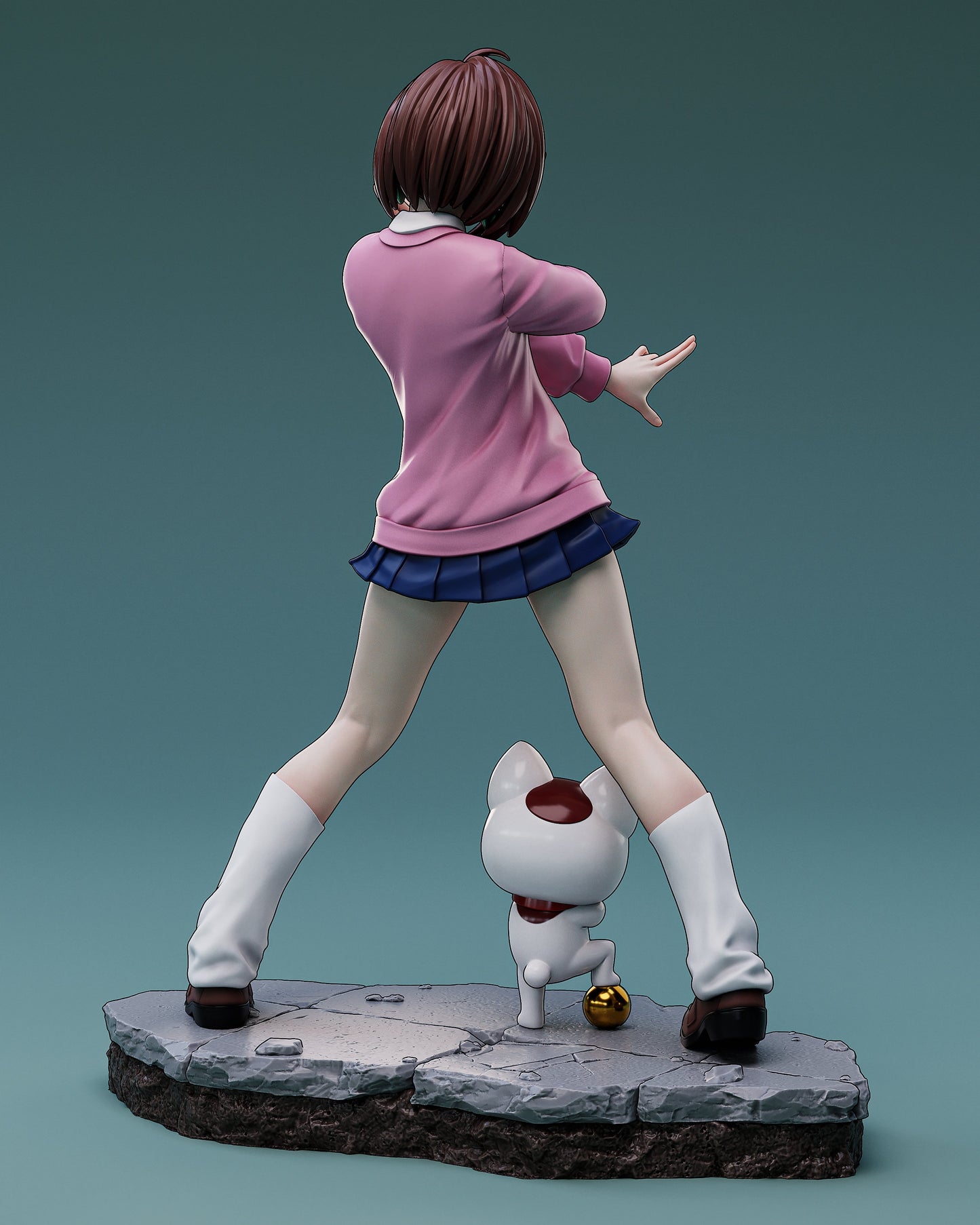Energetic Fighter – Fanart | Anime Resin Figure | Handcrafted Collectible