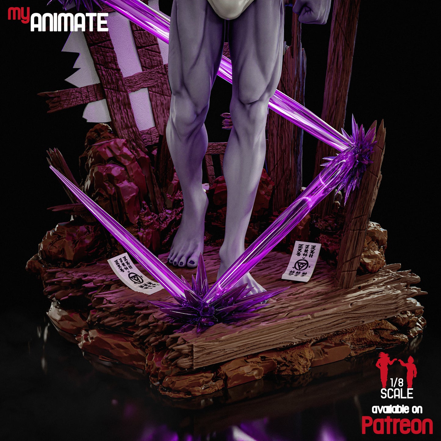 Energetic Spirit User – Fanart | Resin Figure | Handcrafted Collectible