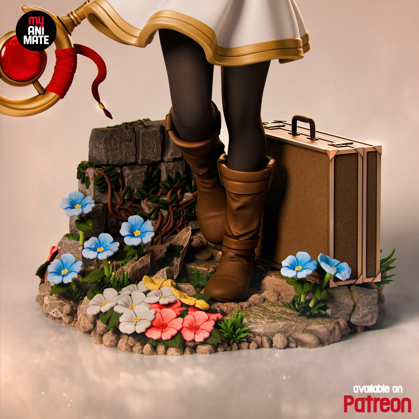 Elf Mage – Fanart | Anime Resin Figure | Handcrafted Collectible