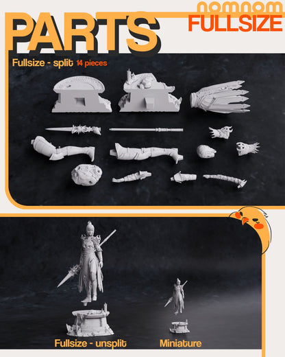 Dark Hero – Fanart | RPG Resin Figure | Handcrafted Collectible