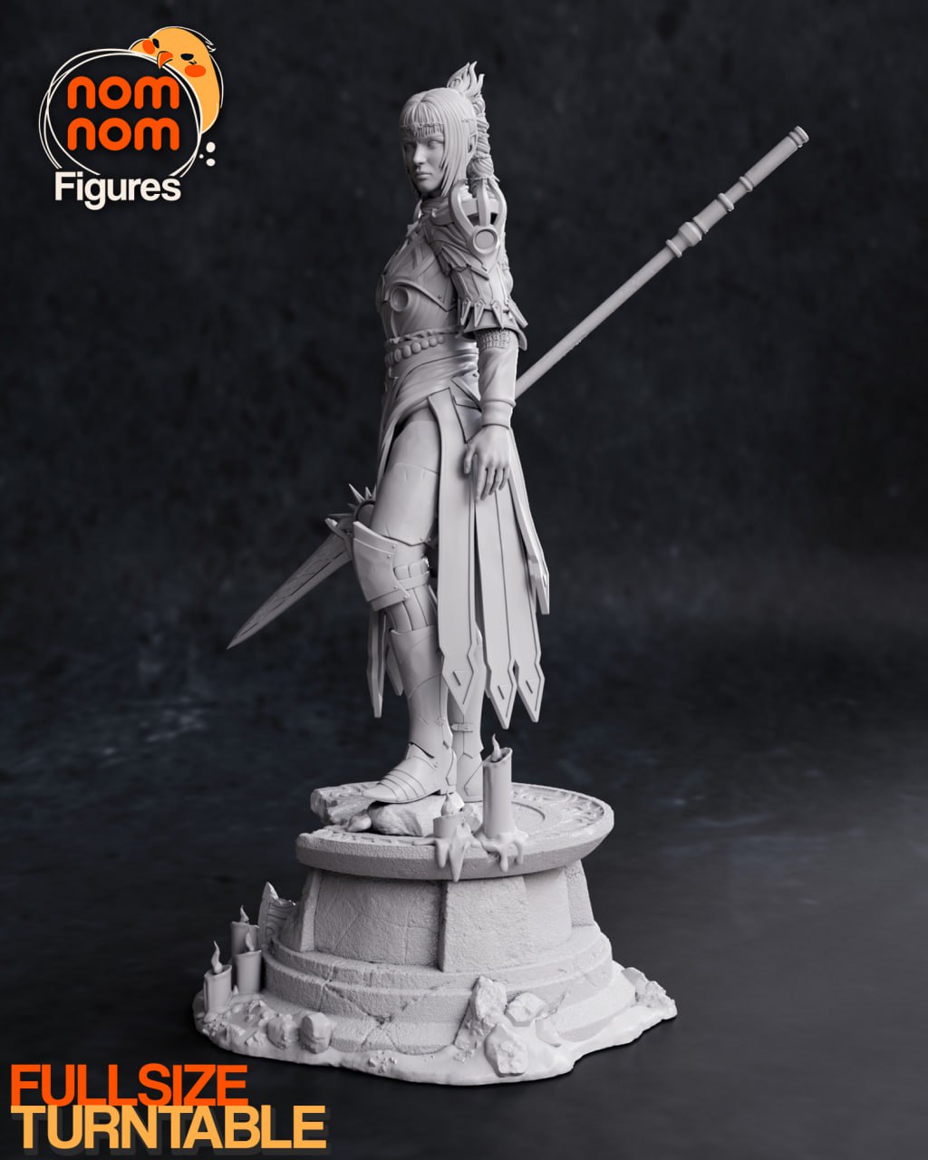 Dark Hero – Fanart | RPG Resin Figure | Handcrafted Collectible