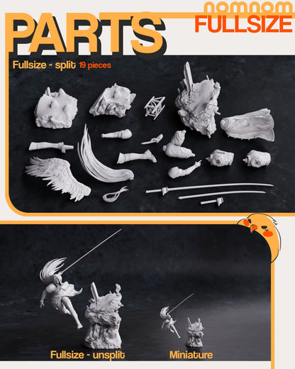 One-Winged Angel  Fanart Figure | Handcrafted Resin Collectible