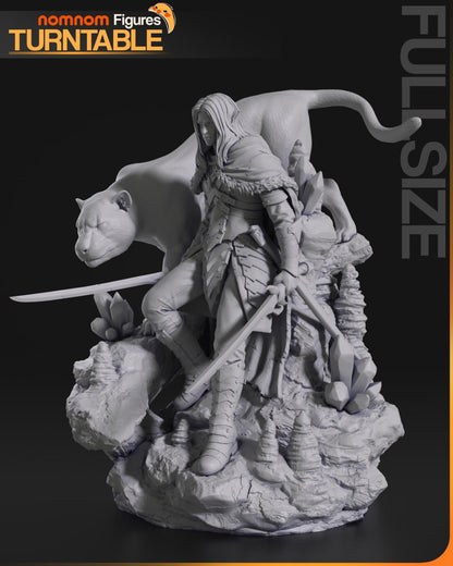 Underdark Sorcerer – Fanart | RPG Resin Statue | Handmade Collectible