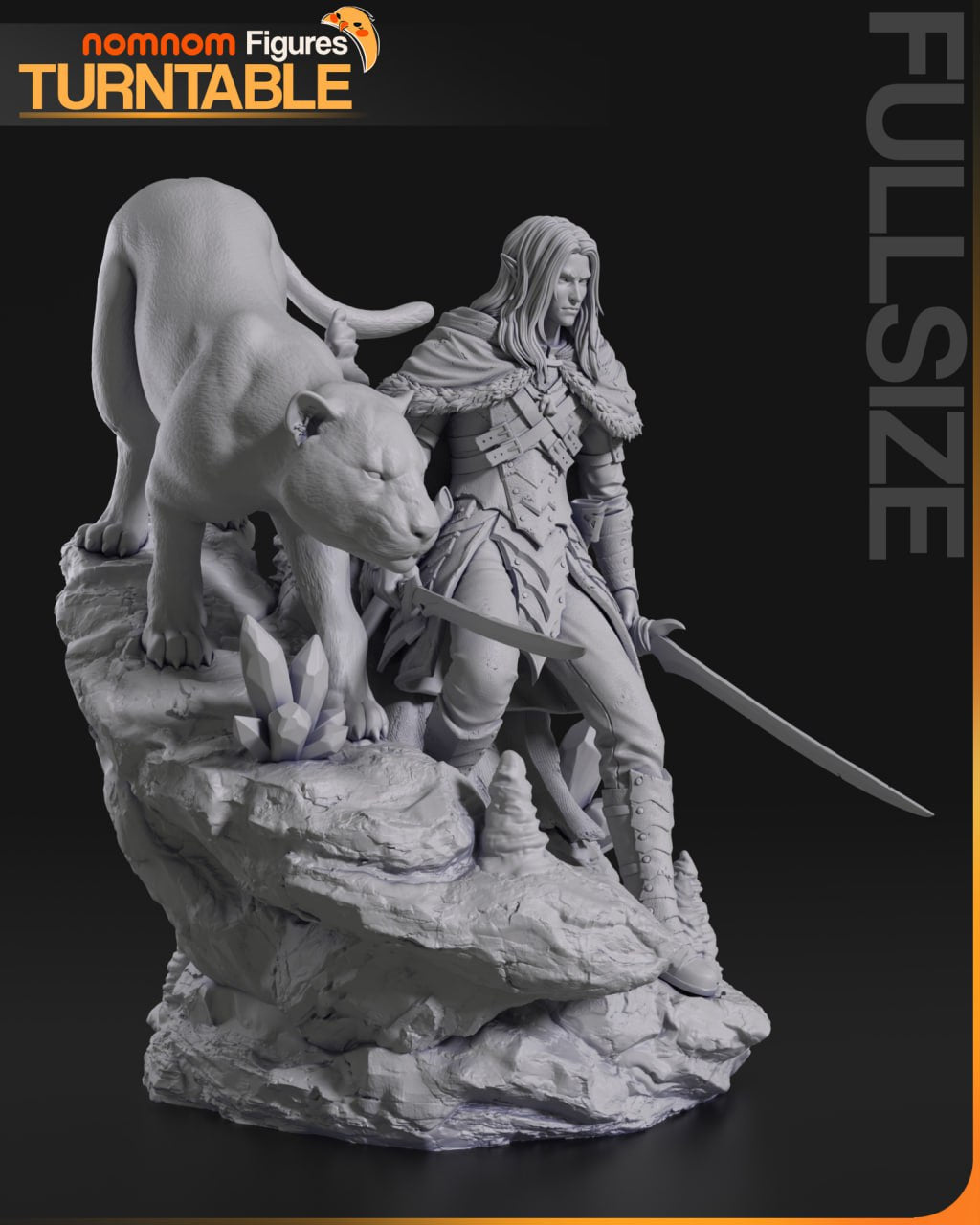 Underdark Sorcerer – Fanart | RPG Resin Statue | Handmade Collectible
