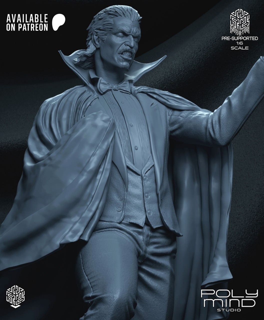 DRACULA - Collectible Fantasy Statue – Fanart