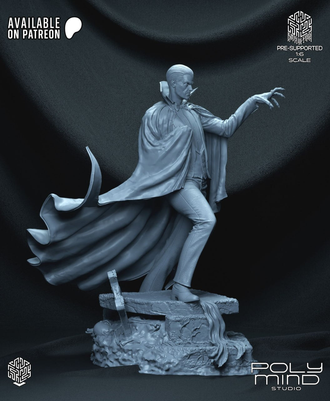 DRACULA - Collectible Fantasy Statue – Fanart