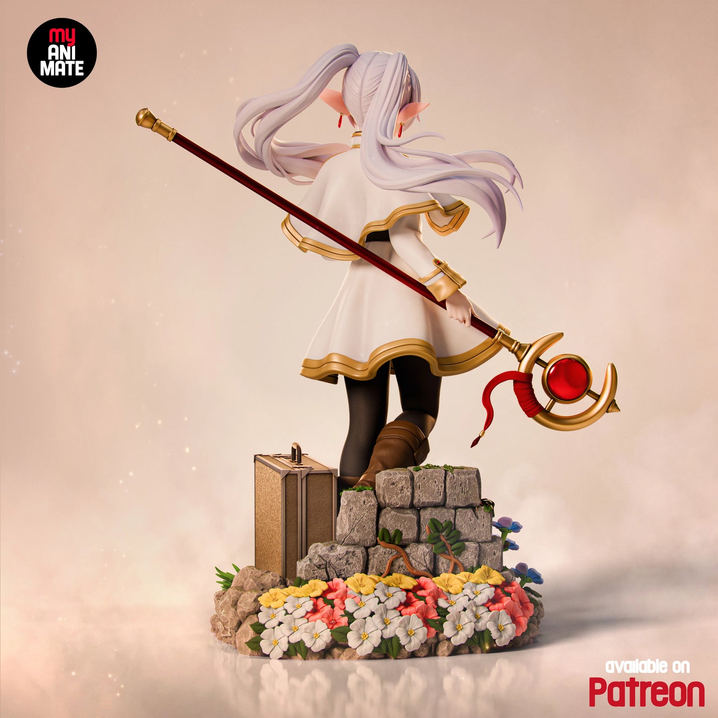 Elf Mage – Fanart | Anime Resin Figure | Handcrafted Collectible