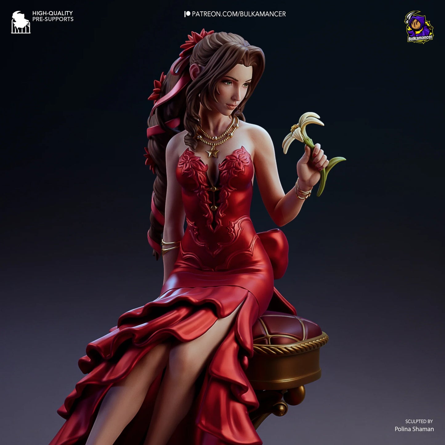 Gentle Healer Fanart Statue | Handmade JRPG Collectible