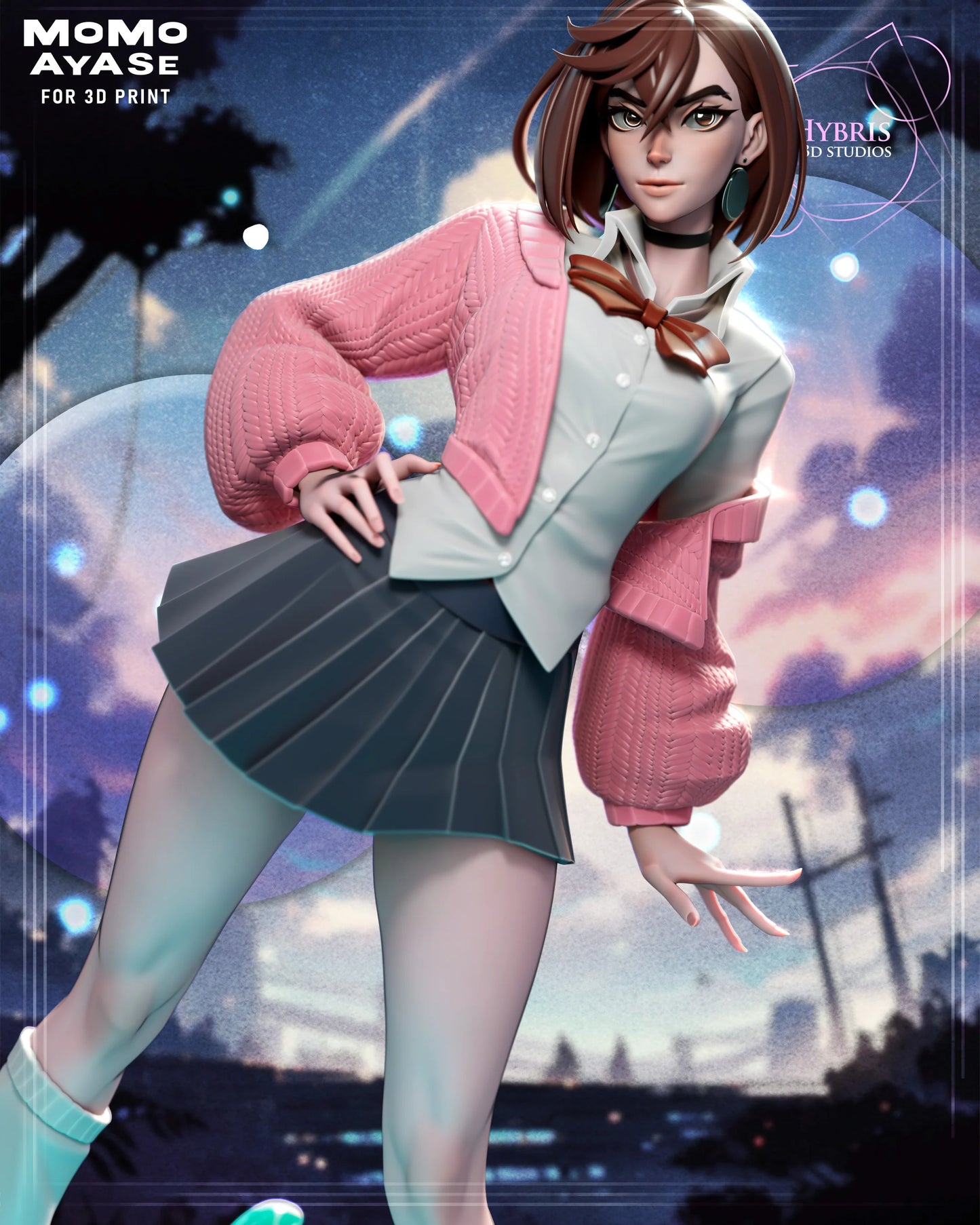 Determined Student – Fanart | Anime Resin Statue | Handmade Collectible