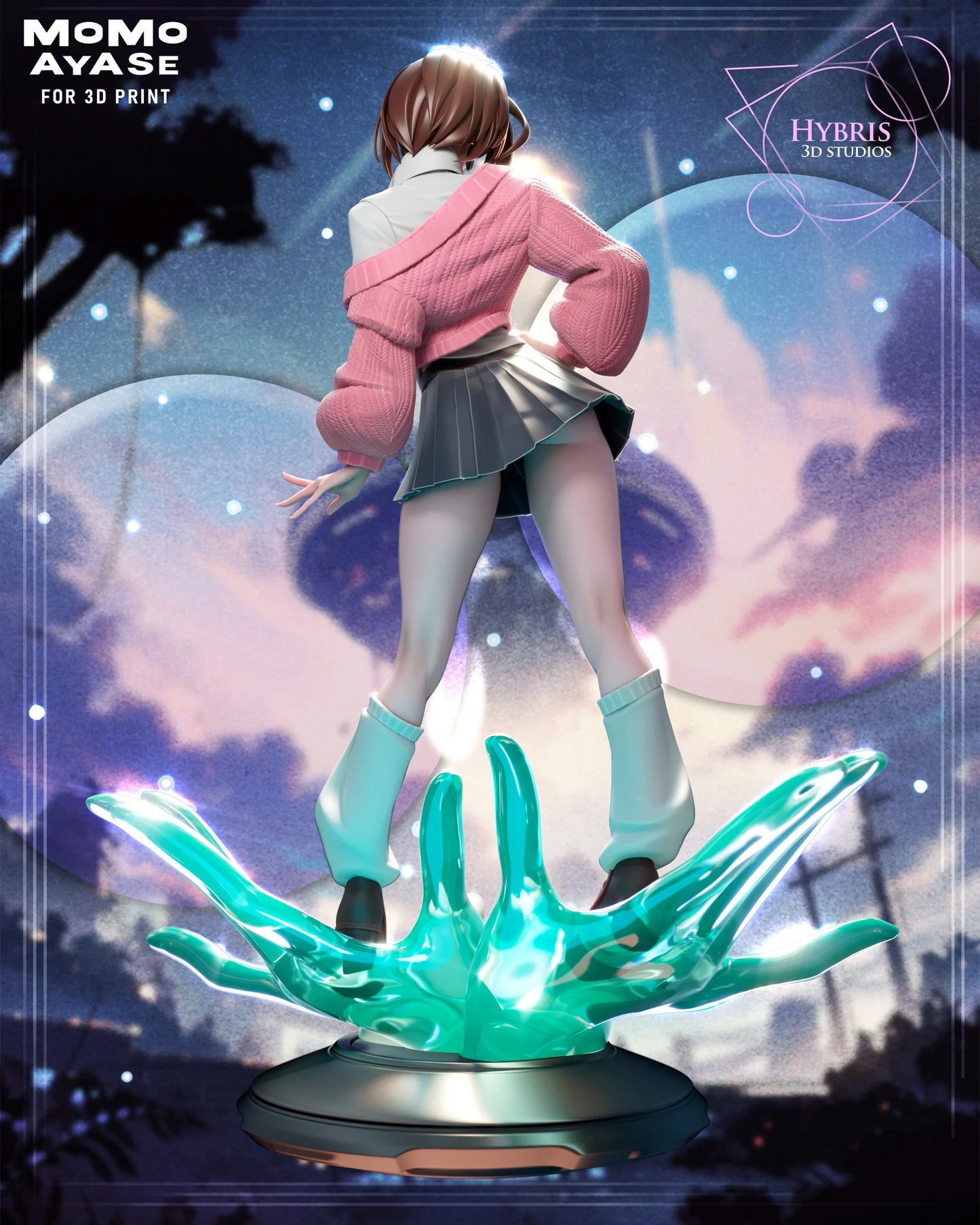 Determined Student – Fanart | Anime Resin Statue | Handmade Collectible