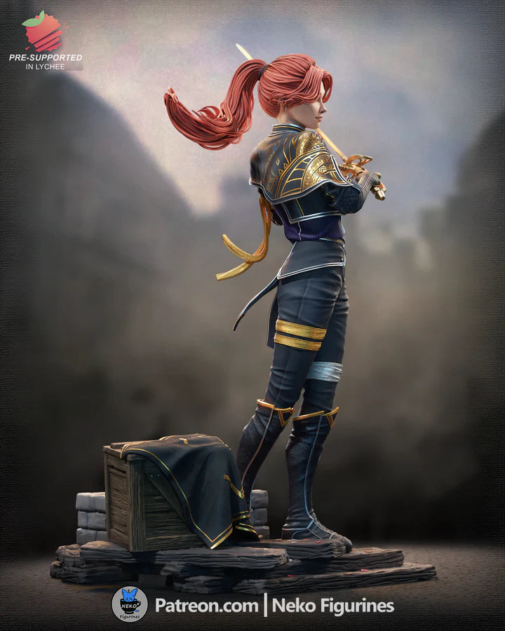 Graceful Duelist – Fanart | RPG Figure | Resin Handcrafted Art
